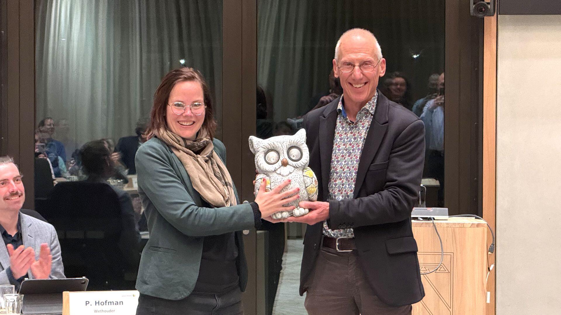 Uitreiking Rhedense uil, foto door Martin Slijper van Studio Rheden